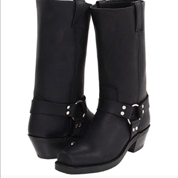 Frye Shoes - Authentic Black Frye Harness 12R - Size 8 ½